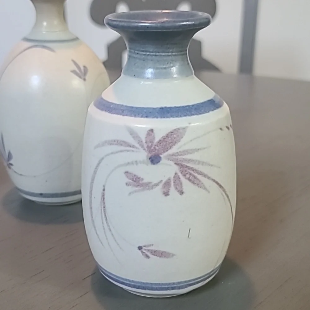 Westlin Studio Pottery Ceramic Vase Set Of 3 - Picture 7 of 16